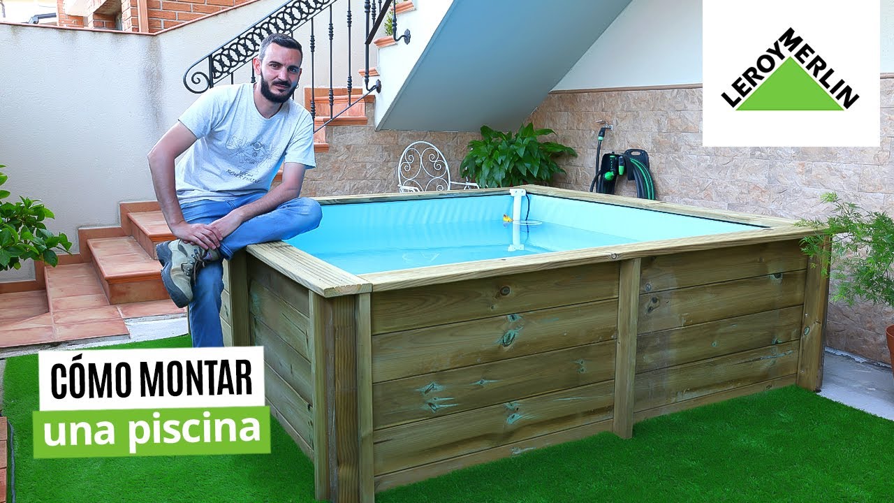 Cómo montar una piscina de madera elevada con @RochaKRG   | LEROY MERLIN