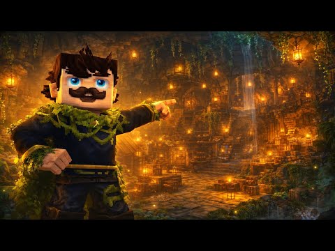 ACHEI UMA BASE SUBTERRÂNEA INSANA NO PRIMEIRO DIA!! | HYTALE