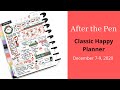 After the Pen: Classic Happy Planner December 7-13, 2020