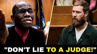 He Lied to the Judge—Then Made the Biggest Mistake of His Life