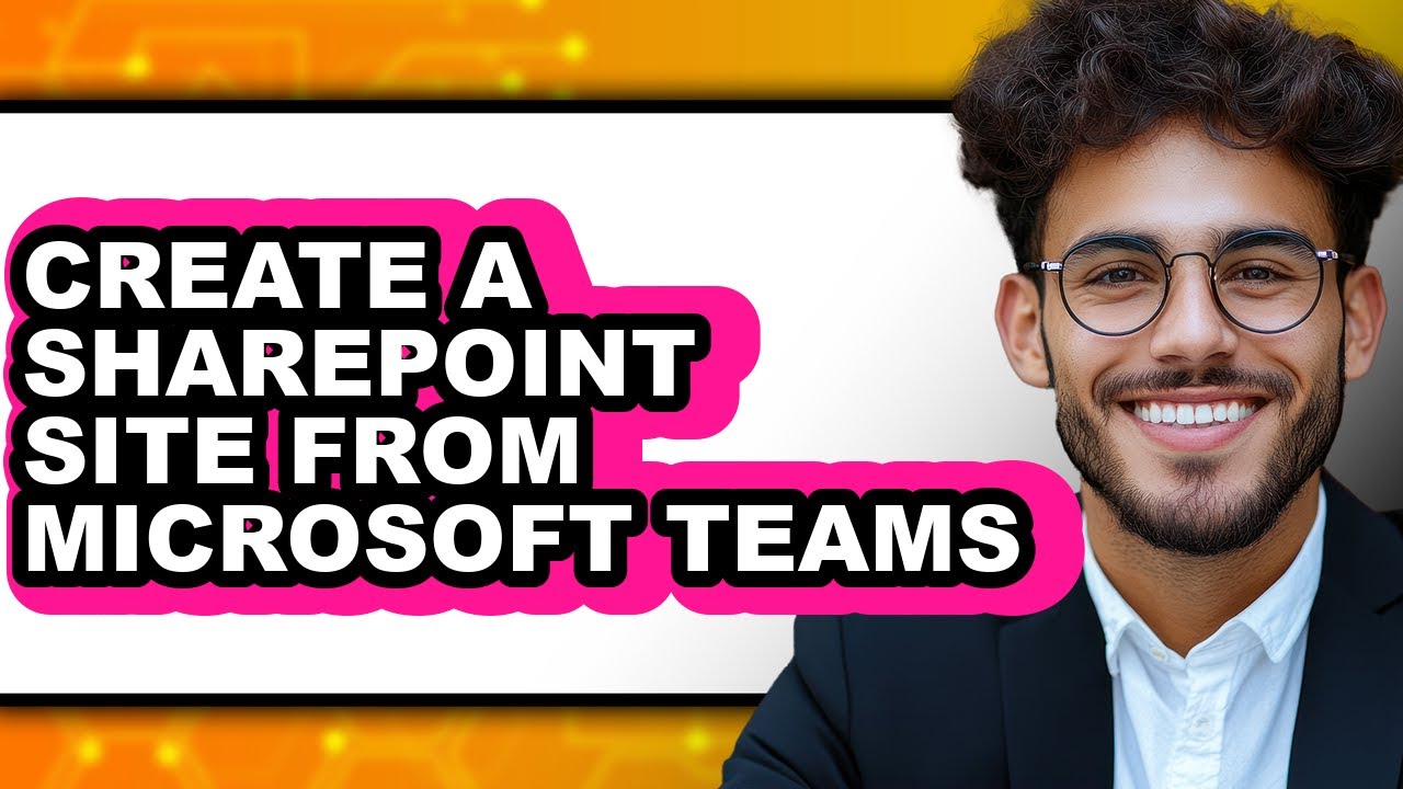 How to Create a Sharepoint Site from Microsoft Teams (only Way) - YouTube