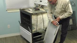 Whirlpool Range Repair - How to Replace the Oven Hinge