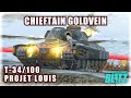 🛡️CHIEFTAIN GOLDVEIN • PROJET LOUIS • T-34/100 | WOT Blitz Highlights #WOTBlitz #Worldoftanksblitz