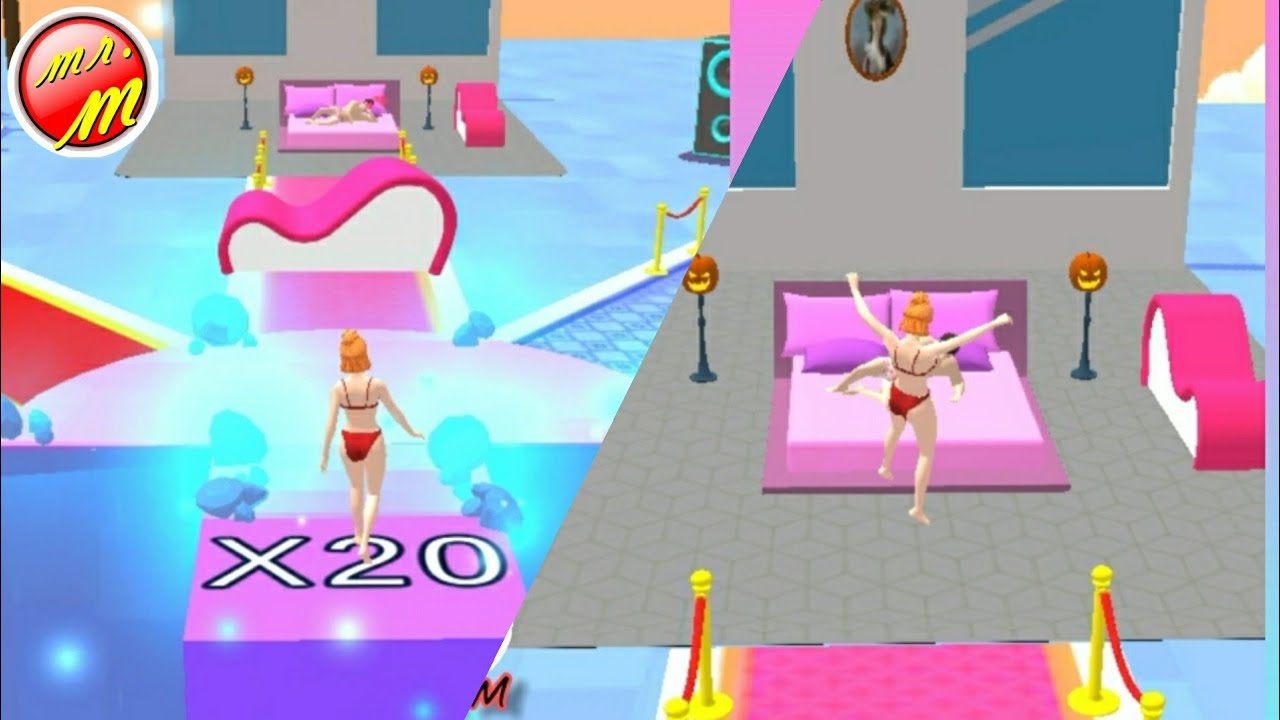 Money Run 3D 5x  billionaire girl | action level 35.