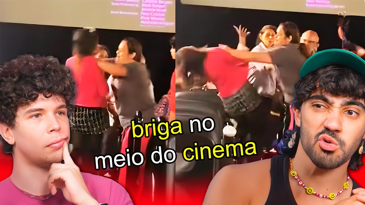 tá impossível ir ao cinema com tanta briga e celular