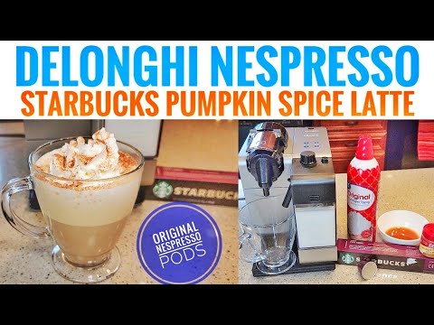 STARBUCKS PUMPKIN SPICE LATTE Delonghi 