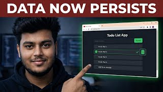 JavaScript Todo App with LocalStorage Part 2