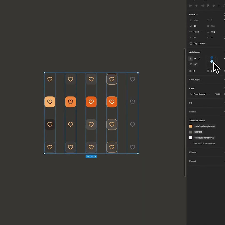 Aligning android ios icon buttons in figma uidesign designsystems