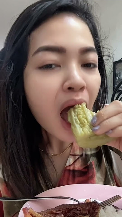 kalian udah cobain pare terong rebus blom??