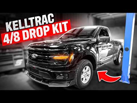 Lowering My Ford F150 With The Kelltrac 4/8 Drop Kit | Before & After Install