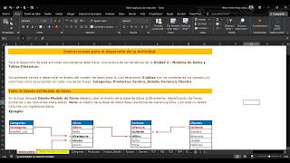Taller 5 Excel: Diseño del Modelo de Datos .