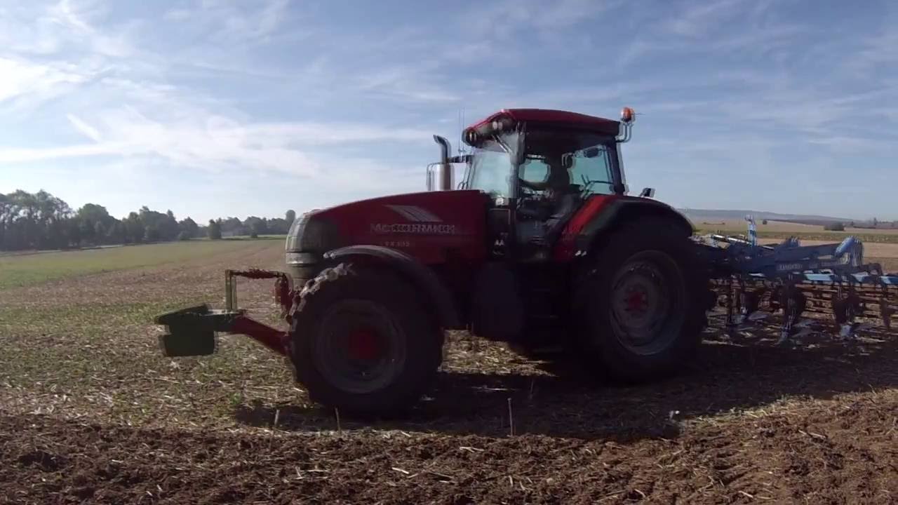 Bodenbearbeitung mit McCormick XTX 185 XtraSpeed mit Lemken Smaragd 9/500 [GoPro]