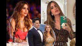AGT's Sofia Vergara flaunts her curves in a low-cut sheer leopard top