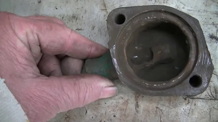 Fisher 30 Refit; # 64  Thermostat Housing Clean up 2 Dremel