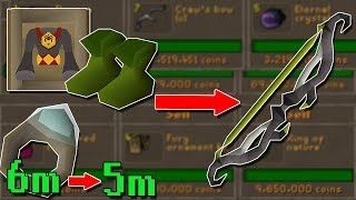 I Just Made 1 Mil in a Second... Wtf Just Happened to the GE Flipping 1gp to Twisted Bow #21[OSRS]