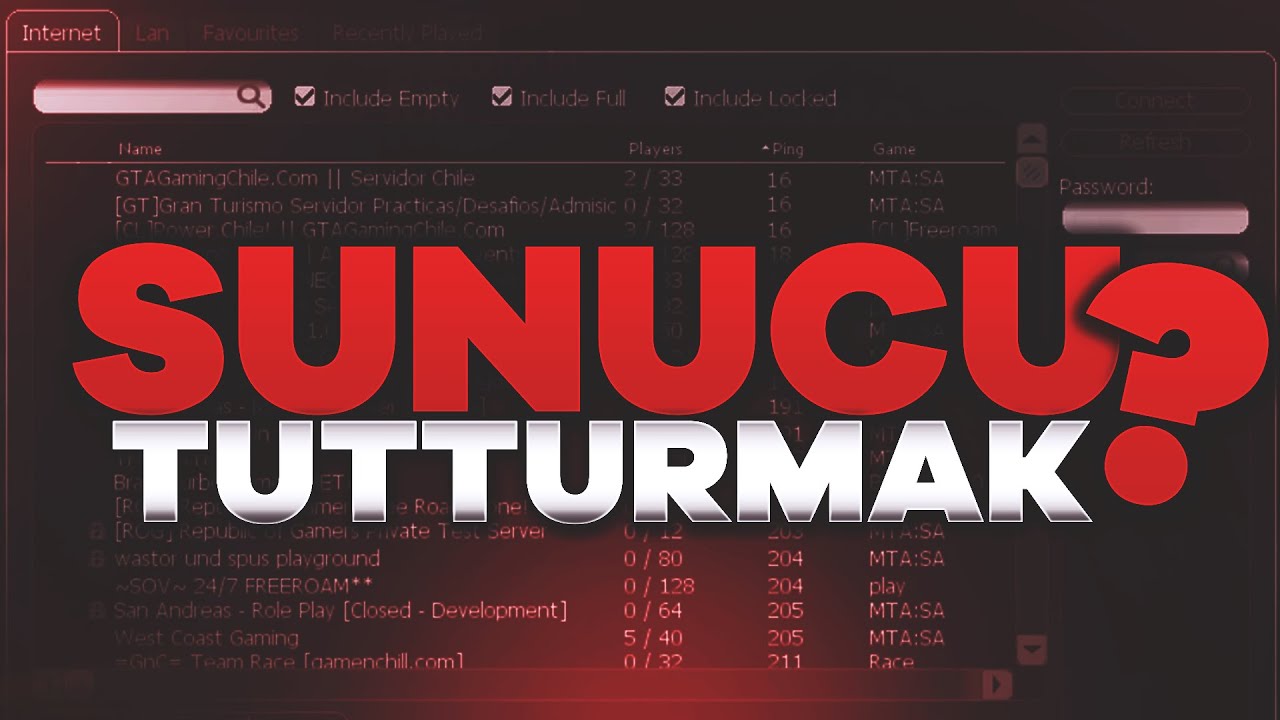MTA'DA SUNUCU TUTTURMANIN YOLLARI!!!
