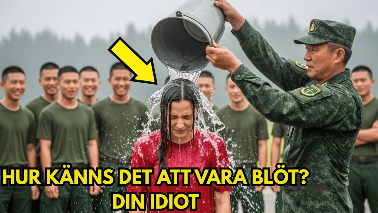 Officeren hällde iskallt vatten över henne som hån – hon svarade med ett precist slag som knockade h