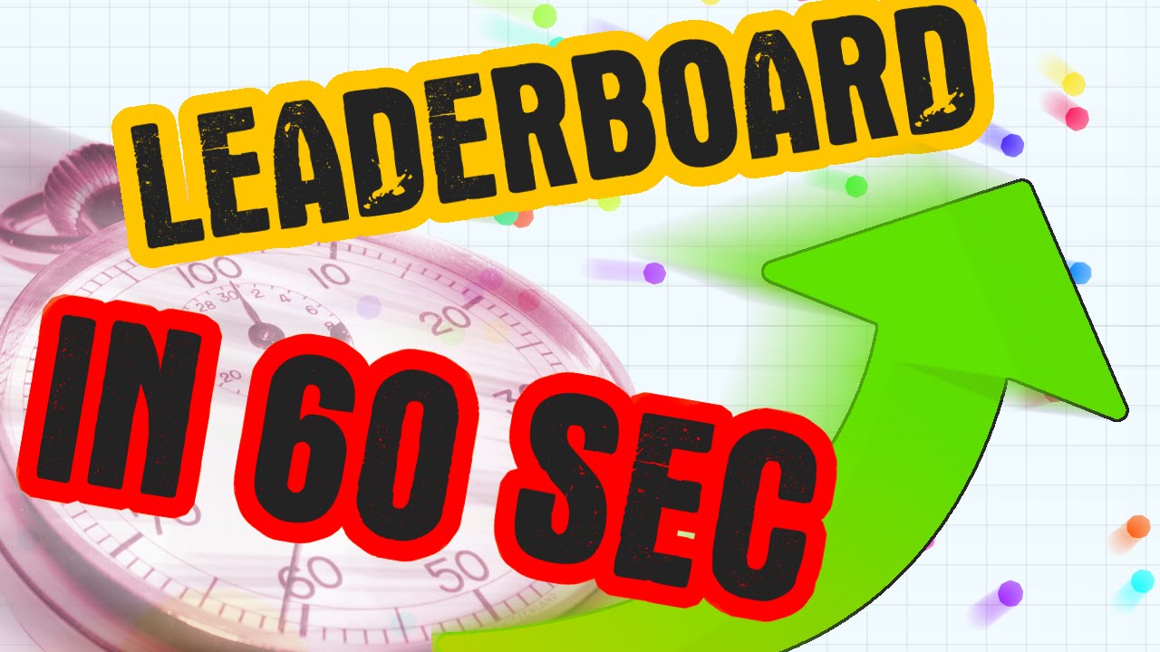LEADERBOARD IN 60 SEC!!! // Awesome TYT Agario Gameplay