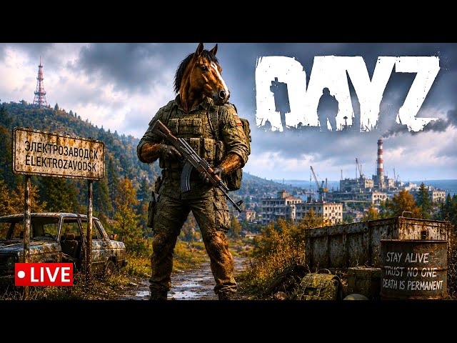 LIVE!🔴 - SURVIVING on DayZ OFFICIAL servers! - YouTube
