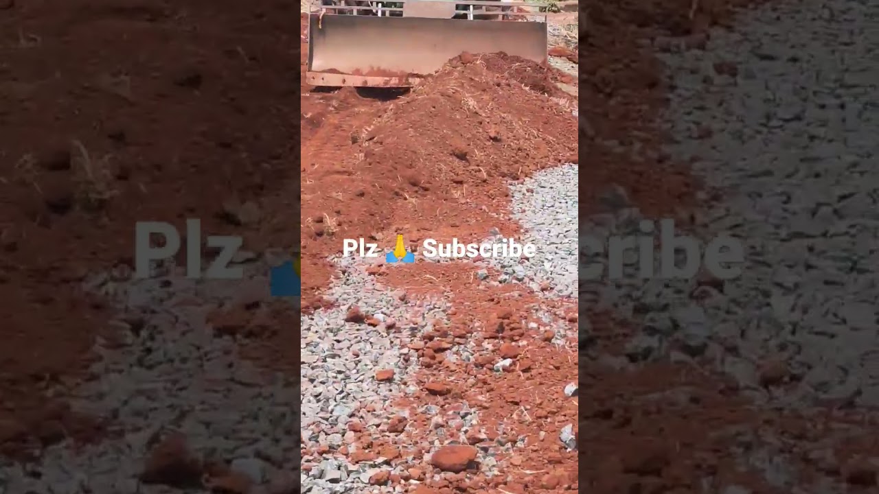 spreading of murum on sub base for the construction of bituminous road 