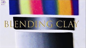 BLENDING COLORS OF CLAY -  SKINNER BLEND - Polymer Clay Tutorial
