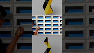 TRIK RAHASIA CAT 3 DIMENSI YANG MUDAH #art #painting #shortsvideo #shorts