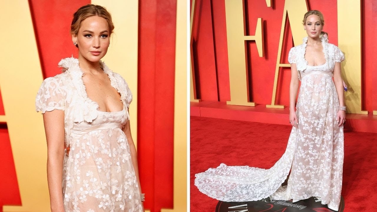 Jennifer Lawrence’s MOST Daring Look Yet 😍🌸 Golden Globes