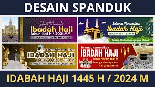 DESAIN SPANDUK IBADAH HAJI 2024