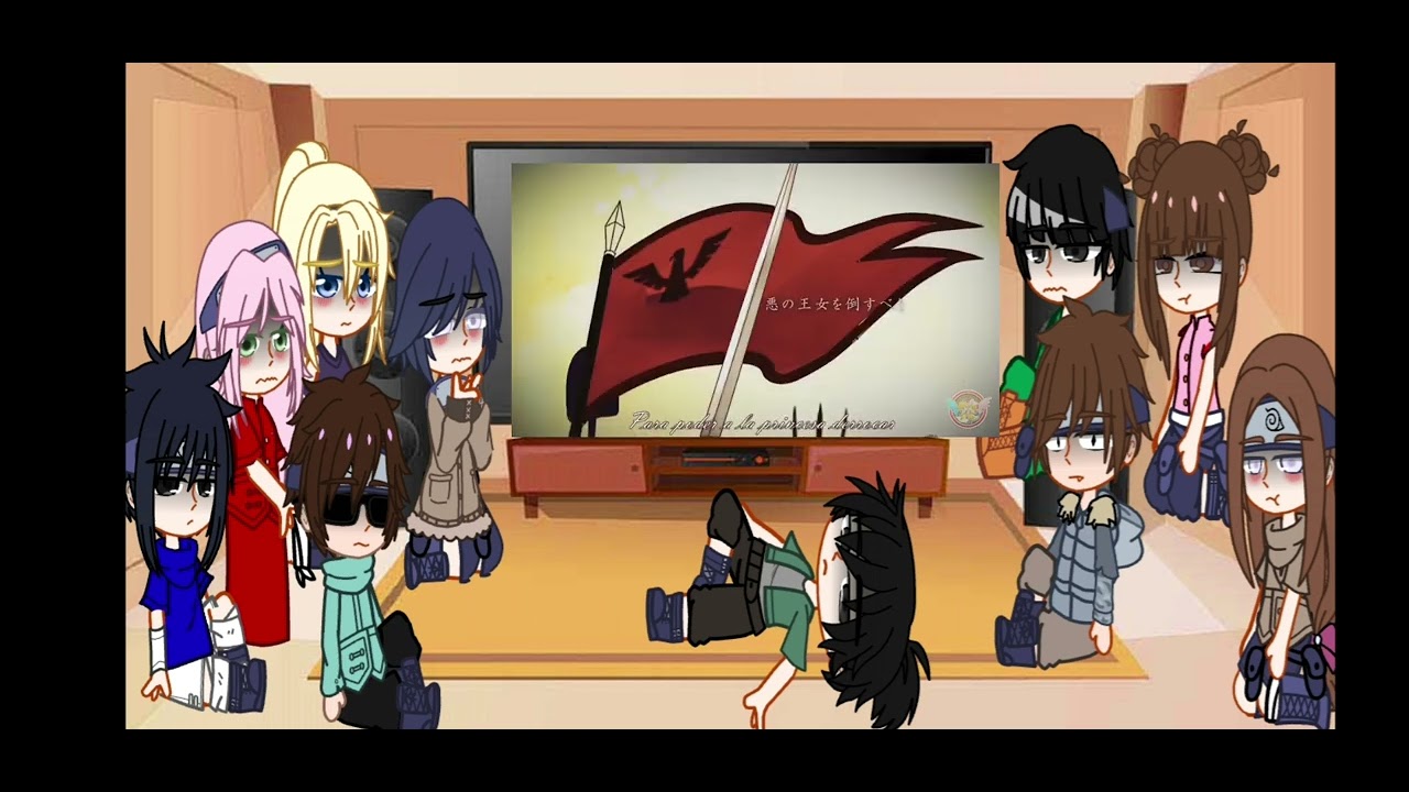 Los amigos de naruto reaccionan a Naruto es El sirviente del mal y Naruko es La hija del mal (1/6)