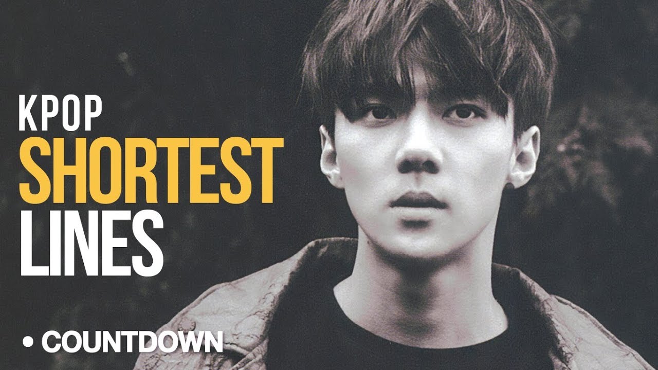 [TOP 50] SHORTEST Lines in Kpop [CountDown Sunday] (Just From My Channel) YouTube