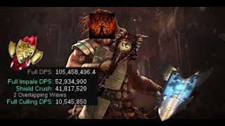 [3.19] General's Cry Crit-based Shield Crush Berserker Elderslayer   Sirus