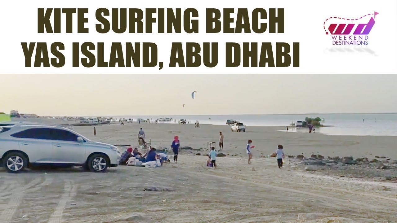 Kite Surfing Beach Yas Island Abu Dhabi YouTube