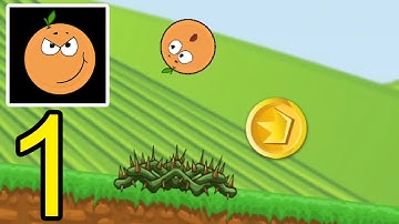 Adventures of Orange Ball - Gameplay Walkthrough Part 1 (iOS, Android)
