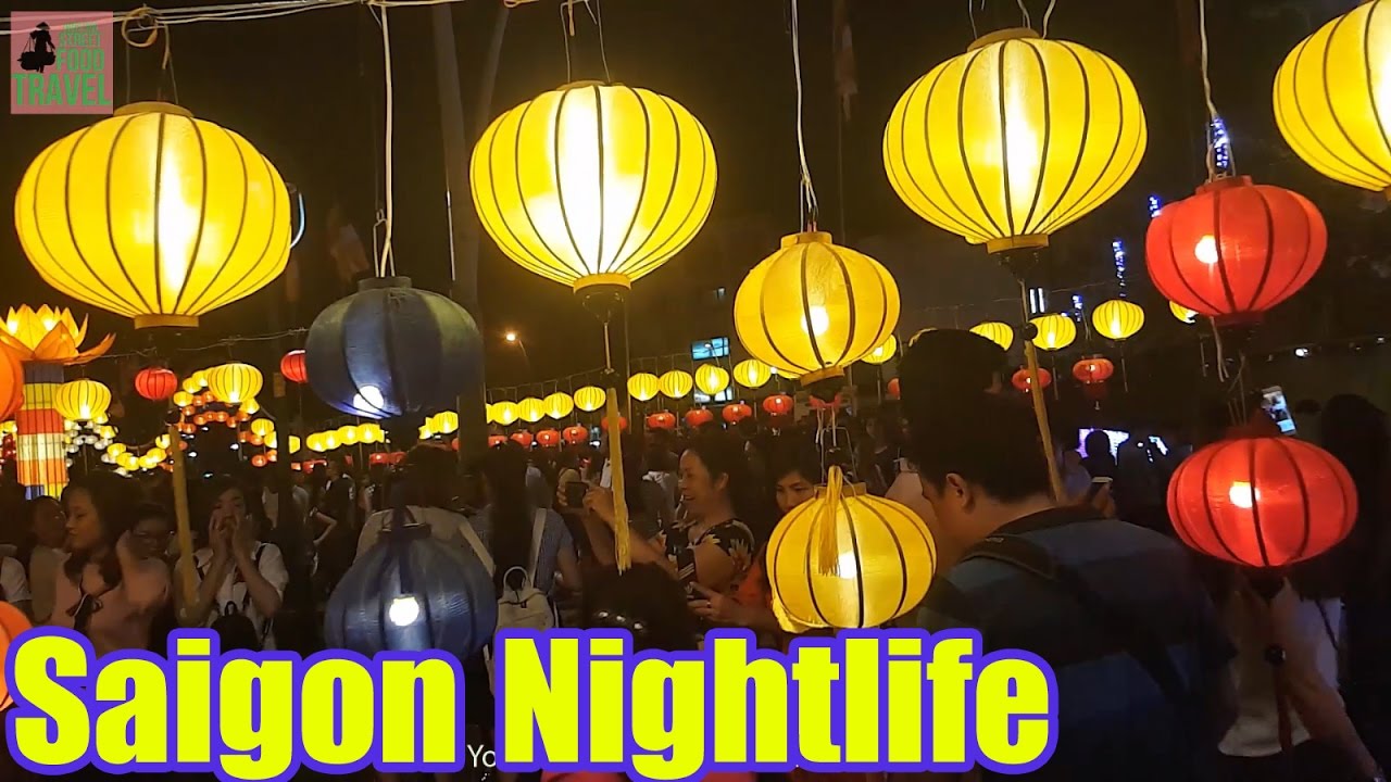 Vietnam Travel Saigon Nightlife 2017 - Tha Den Hoa Dang Kenh Nhieu Loc | Street Food And Travel
