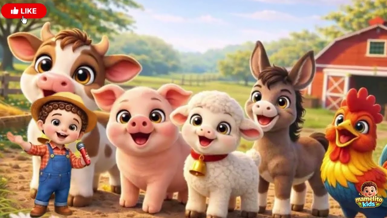 GUESS THE ANIMAL: Farm Animals 🚜🐄 Silhouette Game for Toddlers | Learning with Mamelito