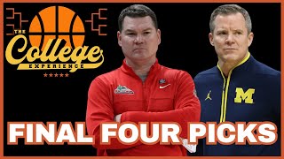 FINAL FOUR PICKS (Michigan vs Arizona & UConn vs Illinois) - March Madness, 2026 NCAA Tournament Content