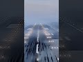 ⚠️ AVIÃO Enfrenta Aterrissagem PERIGOSA 😱 VISIBILIDADE QUASE ZERO! #aviation #airplane #neblina#