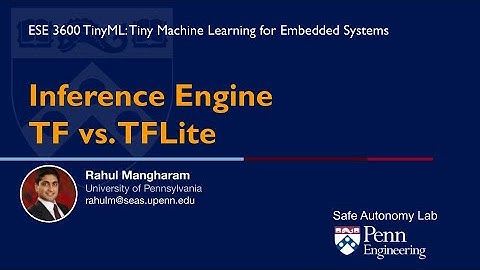 9.3 Inference Engine - TF vs  TFLite