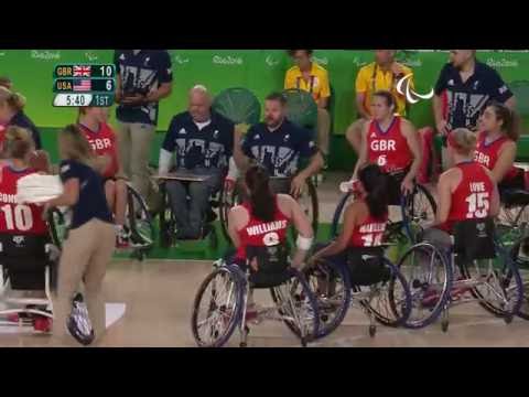 Wheelchair Basketball | Great Britain v USA | Women’s semi-final 1 | Rio 2016 Paralympic Games