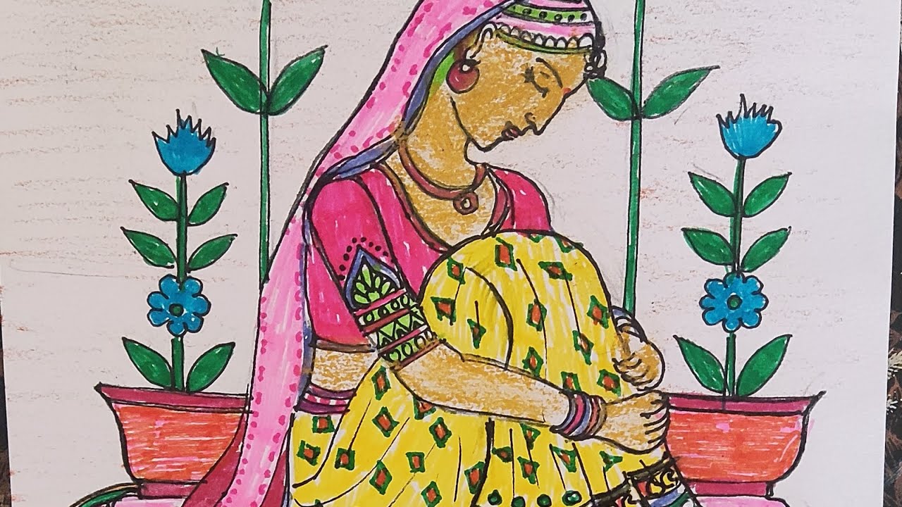 Simple art with sketch pen... watch full video to learn... 