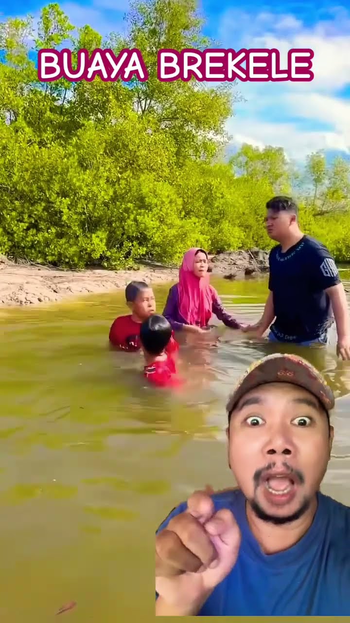 AWAS ADA BUAYA BREKELE!!!?? #comedy #funny #komedi #shorts