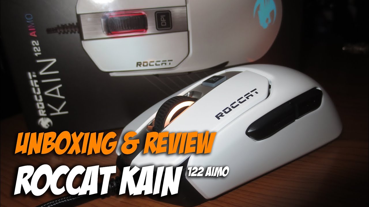 Roccat Kain 1 122 Aimo Rgb Gaming Mouse Unboxing Review Youtube