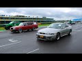 +390HP Turbo Volvo 240 vs. Nissan R33 GTR | Modified cars Drag Races at Automaxx 2020