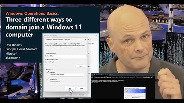 Three different methods to join a Windows 11 computer to an Active Directory domain