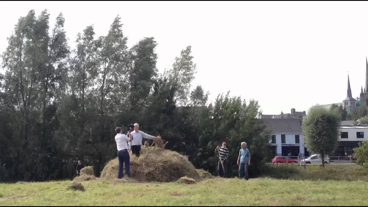 Magnificent Meadows Hay ruck making at Mt Lourdes, Enniskillen