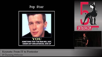 SkyDogCon 2015: Keynote: From IT to Pentester - JP Dunning .ronin
