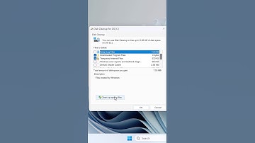 How to perform disk cleanup in Windows 11?