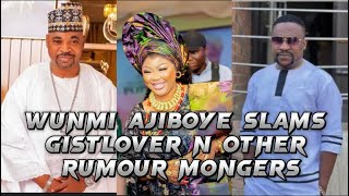 Actress, Wunmi Ajiboye Slams Gistlovers, Clears The Air About Her Alleged Affair With MC Oluomo