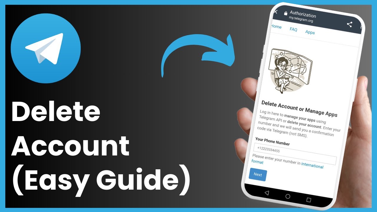 How To Delete Account On Telegram Android