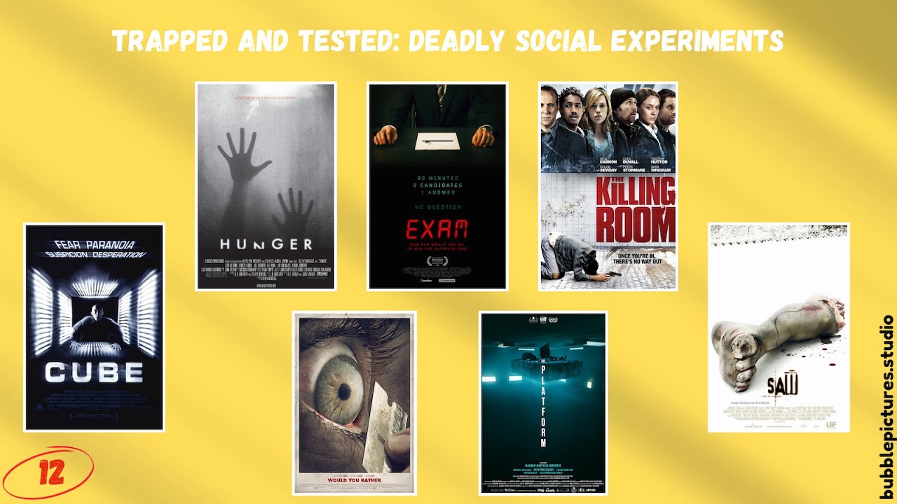 Deadly Social Experiments in One Location Movies